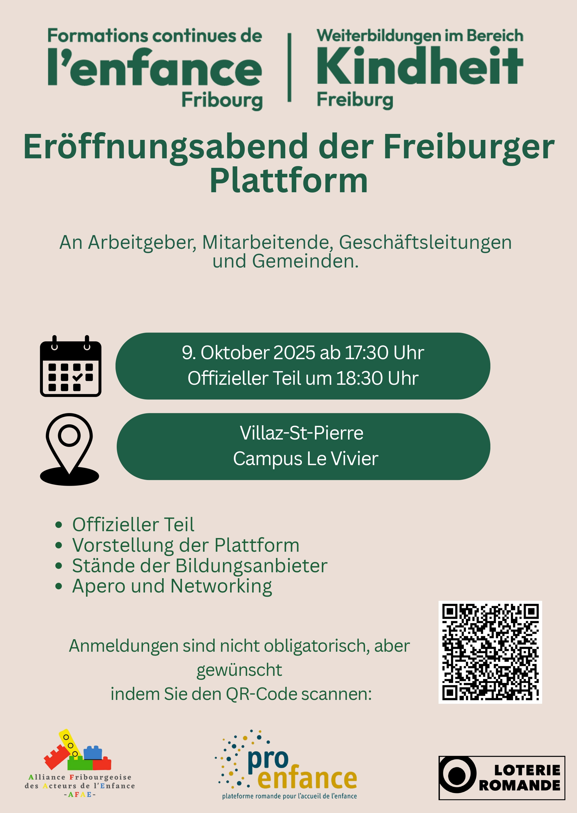 Image Freiburger Plattform zur Erfassung des Weiterbildungsangebots im Bereich Kinderbetreuung